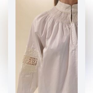 Tibi Cora Embroidered Tunic Dress